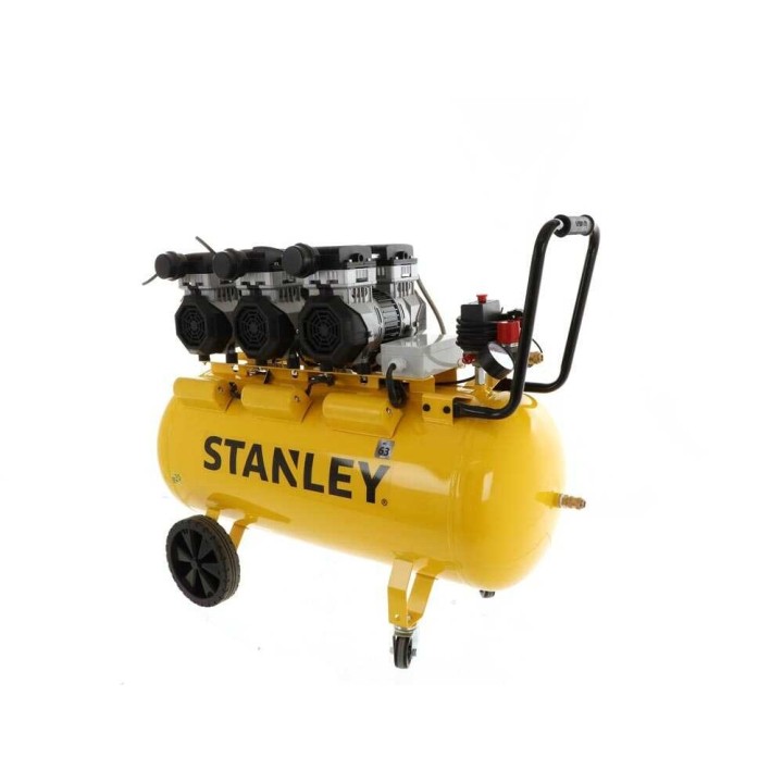 Stanley DST 370/8/100-3 kompressori, 100 l, 3 HP, 230 V, öljytön ja hiljennetty