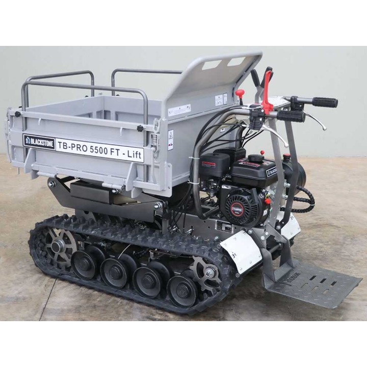 Blackstone TB-PRO 5500 FT-Lift telaketjukärry nostolavalla, 500 kg, 5,6 HP