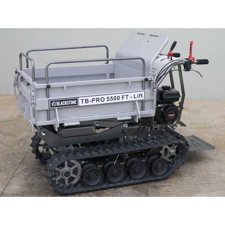 Blackstone TB-PRO 5500 FT-Lift telaketjukärry nostolavalla, 500 kg, 5,6 HP