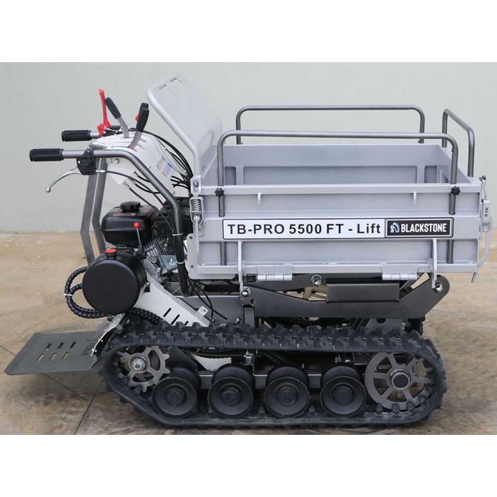 Blackstone TB-PRO 5500 FT-Lift telaketjukärry nostolavalla, 500 kg, 5,6 HP