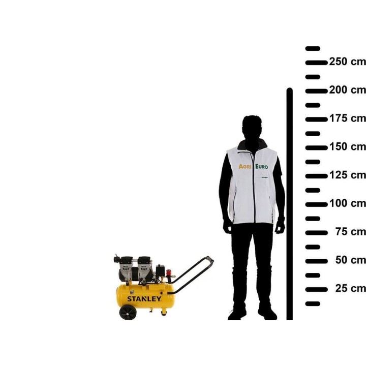 Stanley DST 150/8/24 SXCMS1324H sähkökompressori, 24 l, 1,3 HP, 230 V