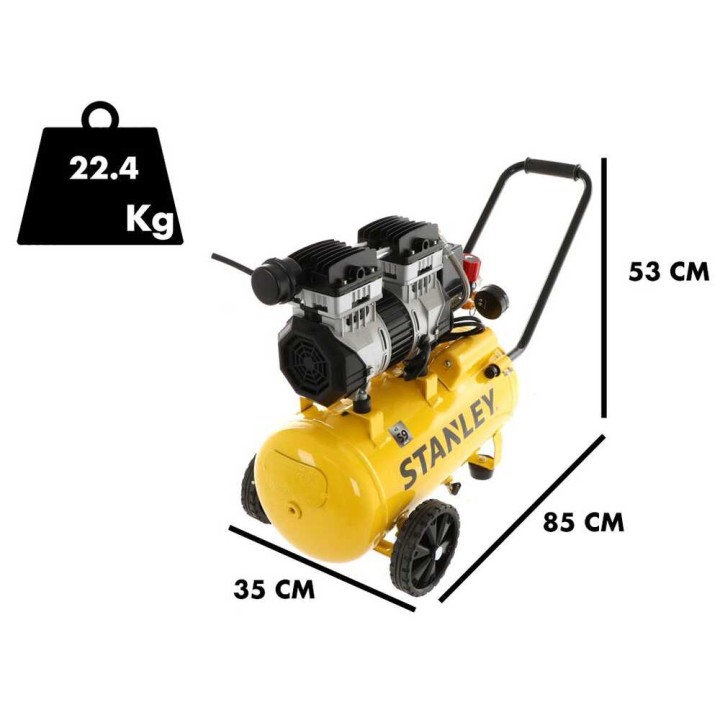 Stanley DST 150/8/24 SXCMS1324H sähkökompressori, 24 l, 1,3 HP, 230 V