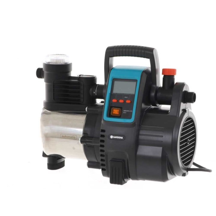 Gardena 6000/6E LCD Inox automaattipumppu, 1 300 W, 6 000 l/h, 55 m