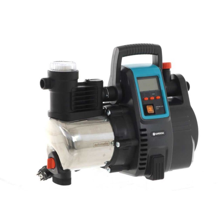 Gardena 6000/6E LCD Inox automaattipumppu, 1 300 W, 6 000 l/h, 55 m
