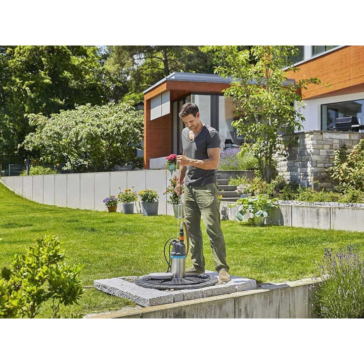 Gardena 5900/4 Inox Automatic uppopumppu kirkkaalle vedelle, 900 W, 5 900 l/h