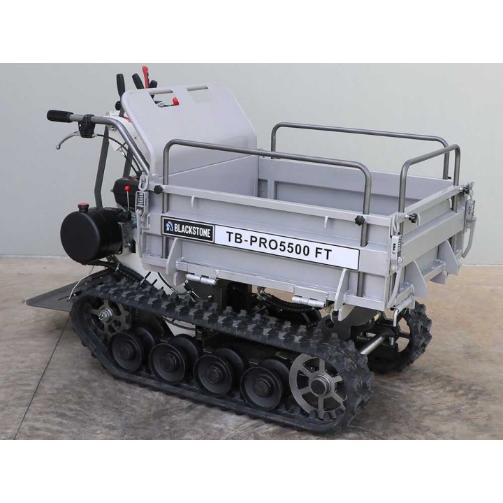 Blackstone TB-PRO 5500 FT telaketjukärry, 500 kg, hydraulinen kippi, 5,6 HP