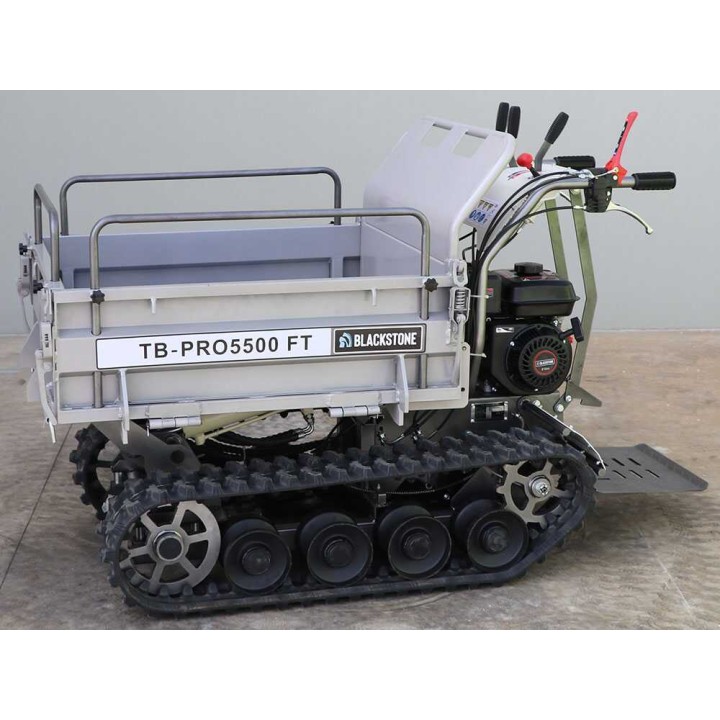 Blackstone TB-PRO 5500 FT telaketjukärry, 500 kg, hydraulinen kippi, 5,6 HP