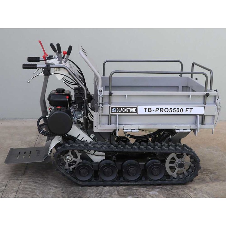 Blackstone TB-PRO 5500 FT telaketjukärry, 500 kg, hydraulinen kippi, 5,6 HP