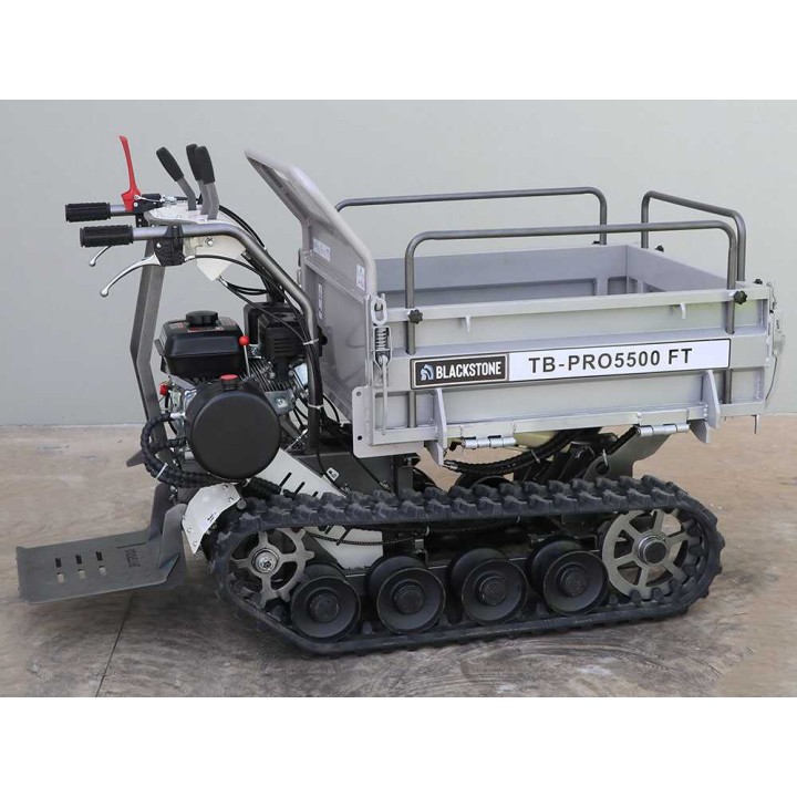 Blackstone TB-PRO 5500 FT telaketjukärry, 500 kg, hydraulinen kippi, 5,6 HP