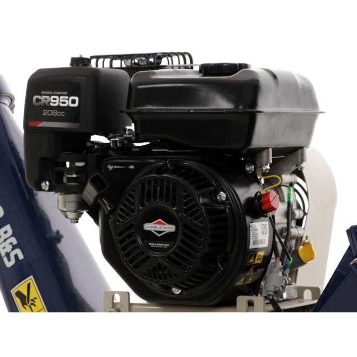 BullMach Hercules 65 B&S -biotriturare, Briggs & Stratton CR950, 7 HP