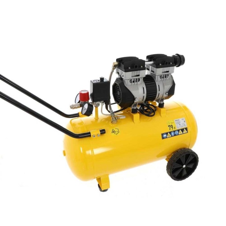 Stanley DST 150/8/50 SXCMS1350HE öljytön hiljainen kompressori, 1,3 HP, 50 l
