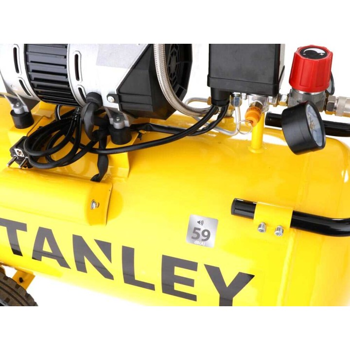 Stanley DST 150/8/50 SXCMS1350HE öljytön hiljainen kompressori, 1,3 HP, 50 l