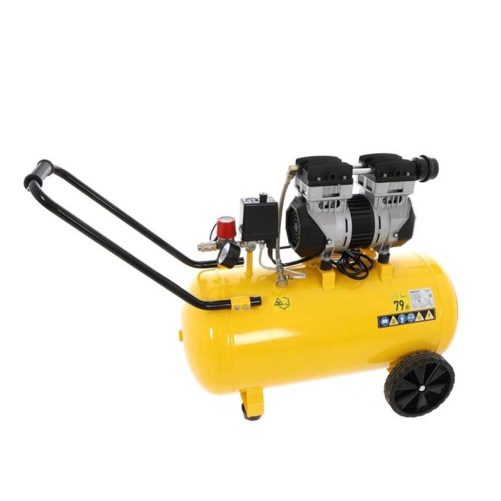 Stanley DST 150/8/50 SXCMS1350HE öljytön hiljainen kompressori, 1,3 HP, 50 l