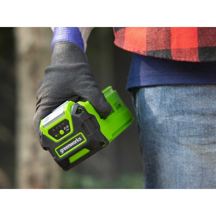 Greenworks 40 V 2 Ah akku- ja laturisarja