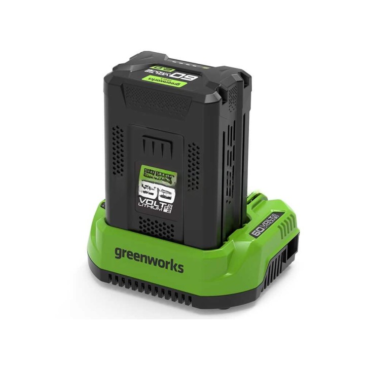 Greenworks 60 V:n aloitussarja, 2 Ah:n akku ja laturi