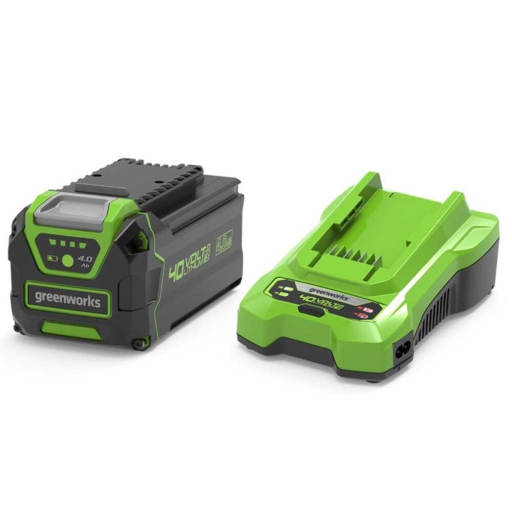 Greenworks 40 V 4 Ah akku ja laturi starter kit