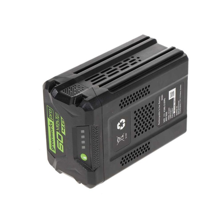 Greenworks 60 V 4 Ah akku ja laturi