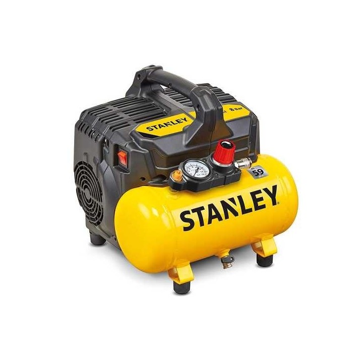 Stanley DST 100 8 6 öljytön sähkökompressori 1 HP 6 l 8 bar