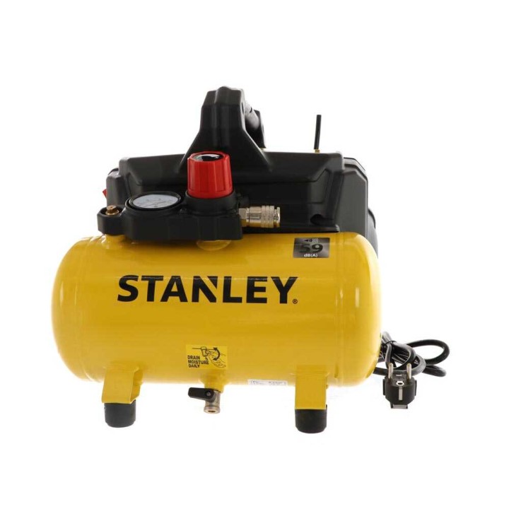 Stanley DST 100/8/6 öljytön sähkökompressori, 1 HP, 6 l, 8 bar