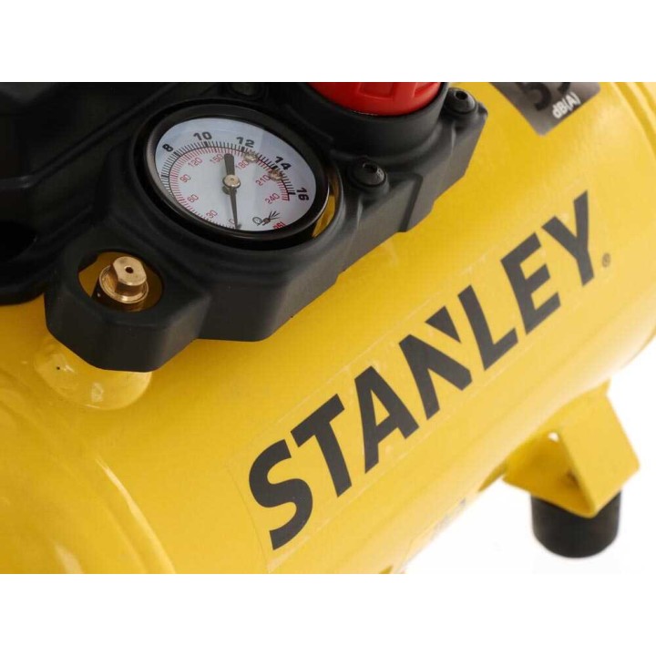 Stanley DST 100/8/6 öljytön sähkökompressori, 1 HP, 6 l, 8 bar