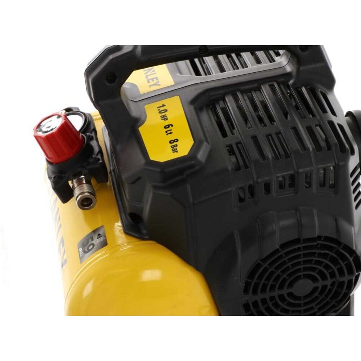 Stanley DST 100/8/6 öljytön sähkökompressori, 1 HP, 6 l, 8 bar