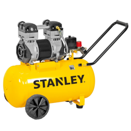 Stanley DST 240 8 50 hiljainen öljytön kompressori 2 HP 50 l 8 bar