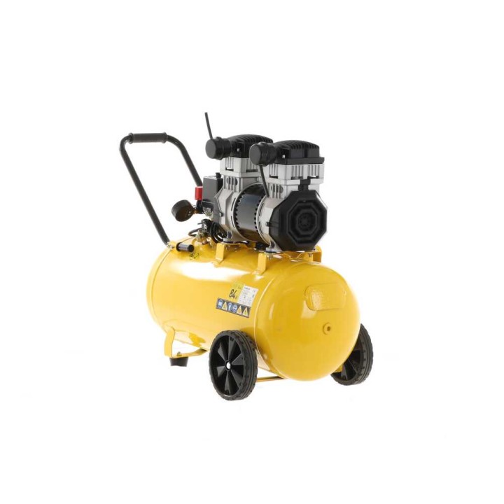 Stanley DST 240/8/50 hiljainen öljytön kompressori, 2 HP, 50 l, 8 bar