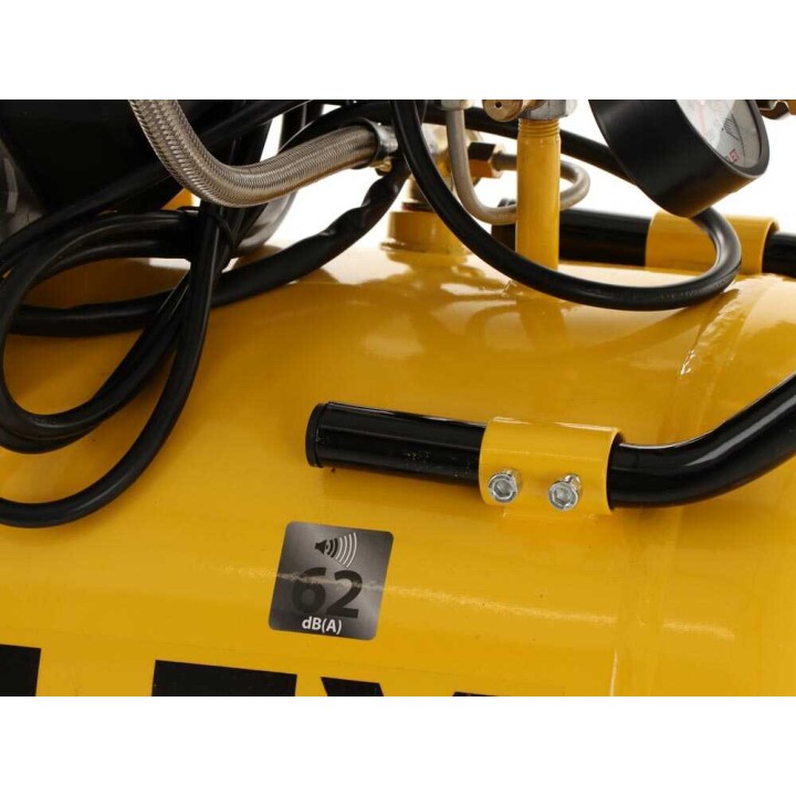 Stanley DST 240/8/50 hiljainen öljytön kompressori, 2 HP, 50 l, 8 bar