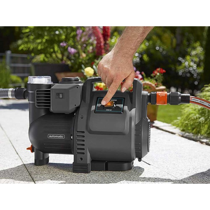 Gardena 3500/4 E automaattipumppu kirkkaalle vedelle, 800 W, 3 500 l/h, 40 m