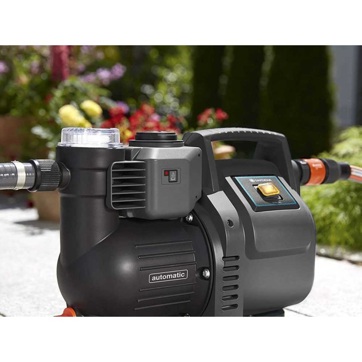 Gardena 3500/4 E automaattipumppu kirkkaalle vedelle, 800 W, 3 500 l/h, 40 m