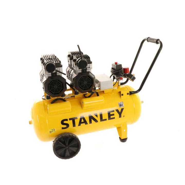 Stanley DST 300/8/50-2 sähkökompressori, öljytön, 2,6 HP, 50 l
