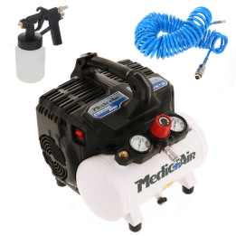 Medic Air Siltek S 6 Sanifico öljytön sähkökompressori 1 HP 6 l 8 bar