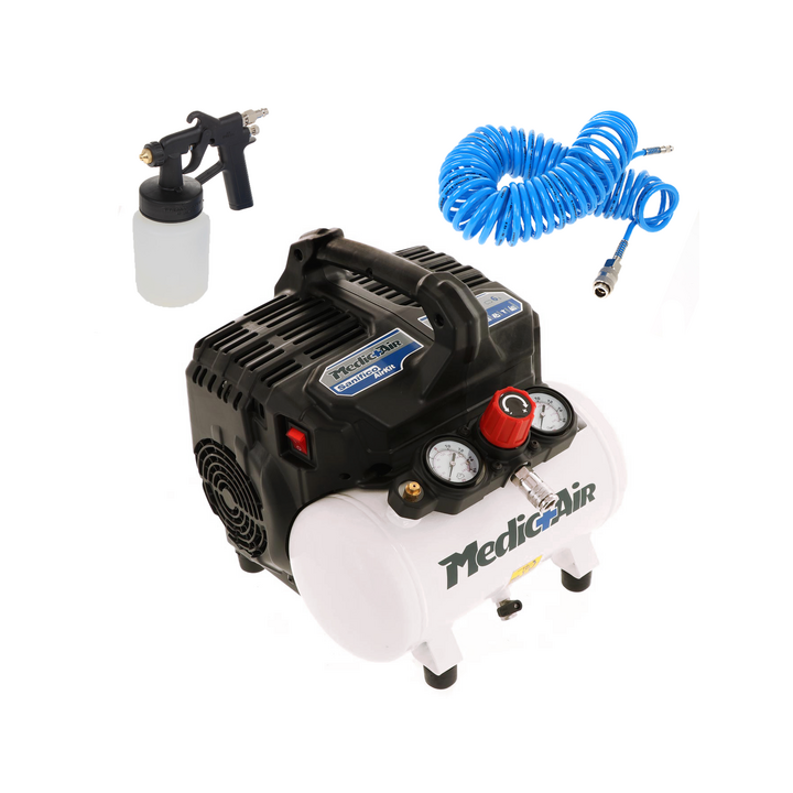 Medic Air Siltek S 6 Sanifico öljytön sähkökompressori 1 HP 6 l 8 bar