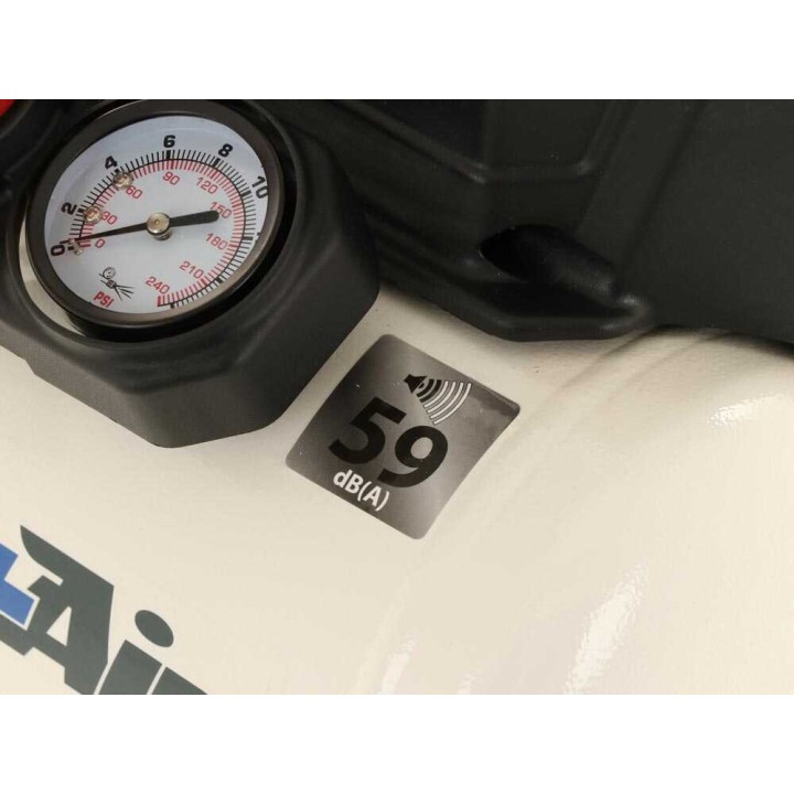 Medic+Air Siltek S/6 Sanifico öljytön sähkökompressori, 1 HP, 6 l, 8 bar
