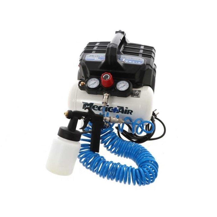 Medic+Air Siltek S/6 Sanifico öljytön sähkökompressori, 1 HP, 6 l, 8 bar