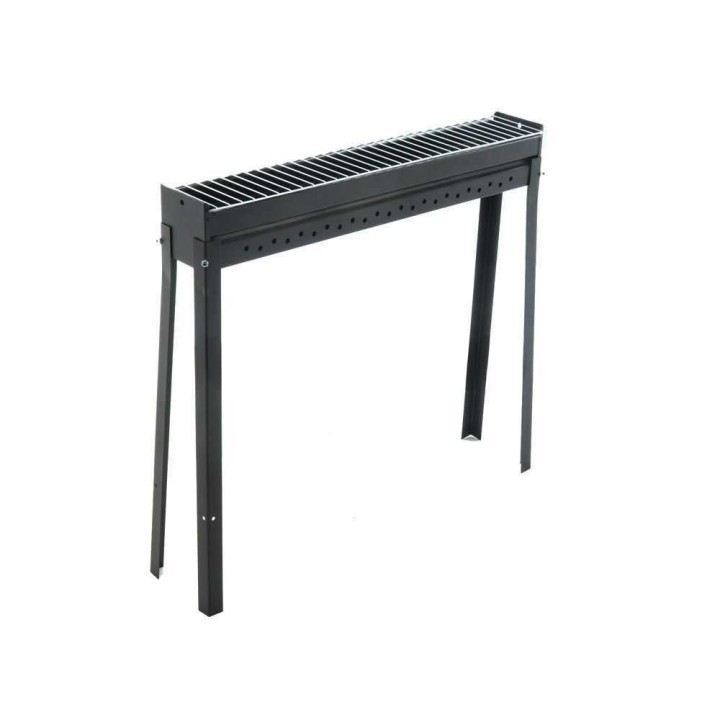 Mille BBQ-80 Classic hiiligrilli arrostichineille, 78 × 12 cm, teräs, 4,6 kg
