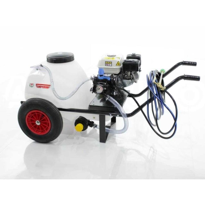 Comet MC 25 Honda GP160 -ruiskutuspaketti, 80 l säiliö, 4,8 HP, 25 bar