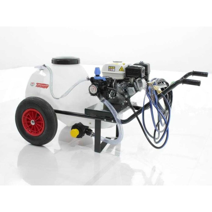 Comet MC 25 Honda GP160 -ruiskutuspaketti, 80 l säiliö, 4,8 HP, 25 bar