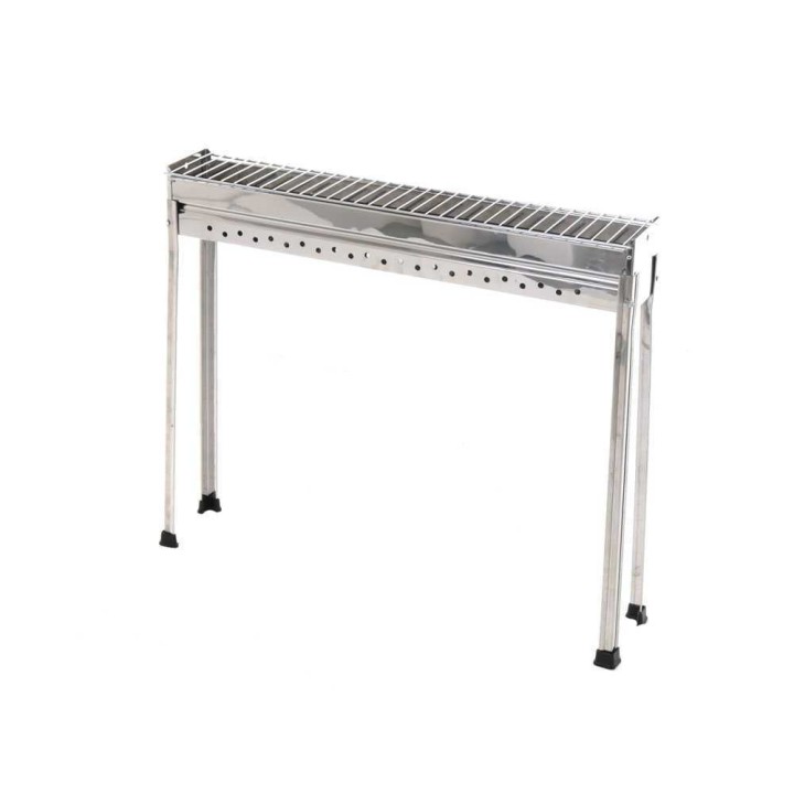 Seven Italy BBQ-60 INOX hiiligrilli arrosticineille, 60 × 15 cm, ruostumaton teräs