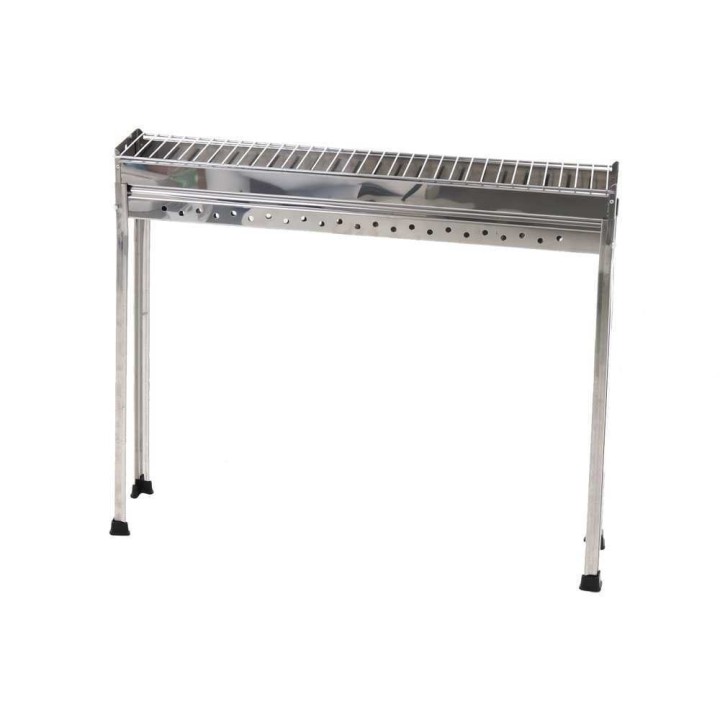 Seven Italy BBQ-60 INOX hiiligrilli arrosticineille, 60 × 15 cm, ruostumaton teräs