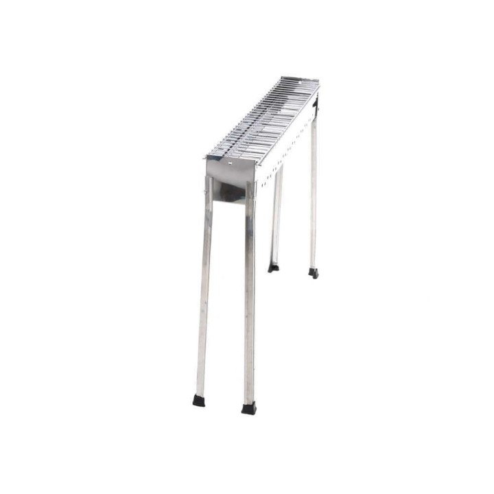 Seven Italy BBQ-60 INOX hiiligrilli arrosticineille, 60 × 15 cm, ruostumaton teräs