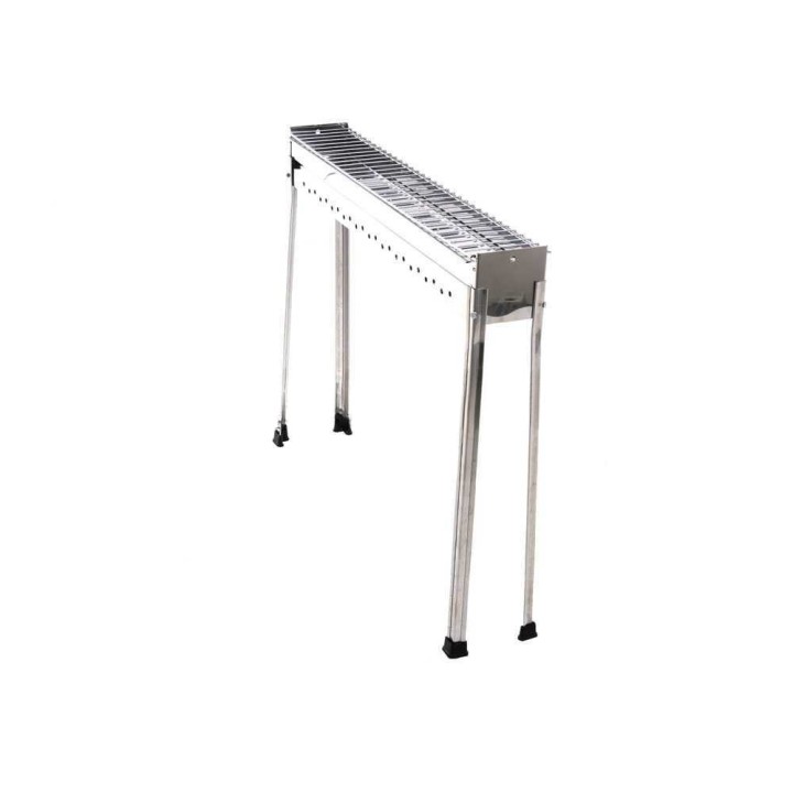 Seven Italy BBQ-60 INOX hiiligrilli arrosticineille, 60 × 15 cm, ruostumaton teräs