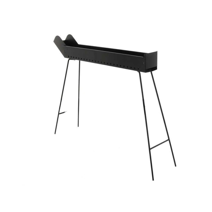 Mille BBQ-80 Go hiiligrilli arrosticini-vartaille, 80 × 14 cm, teräs