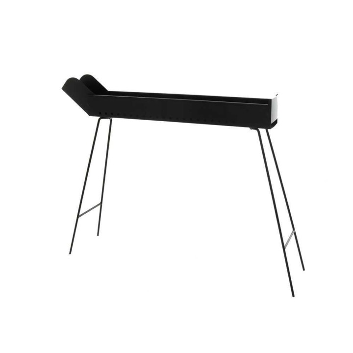 Mille BBQ-80 Go hiiligrilli arrosticini-vartaille, 80 × 14 cm, teräs
