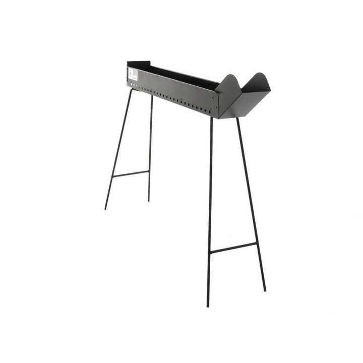 Mille BBQ-80 Go hiiligrilli arrosticini-vartaille, 80 × 14 cm, teräs