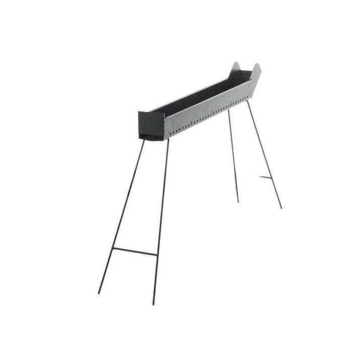 Mille BBQ-100 Go hiiligrilli arrosticini-vartaille, 100 × 14 cm