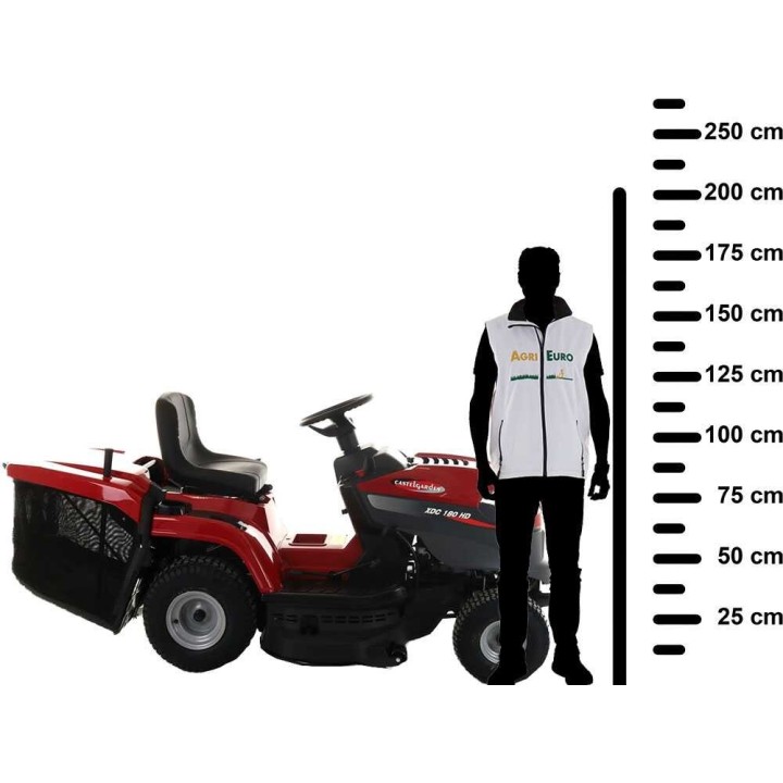 CastelGarden XDC 180 HD ajoleikkuri, 98 cm, 240 l, 18 HP, hydrostaattinen