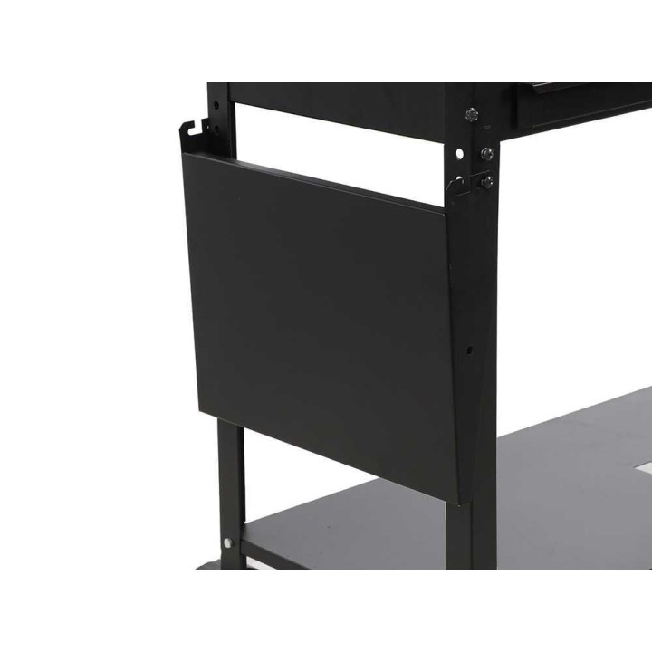 Mille Polifemo Large hiiligrilli, 67,5 × 37 cm, kromattu ritilä, kansi