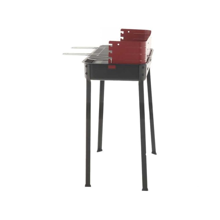Mille Flavia s/r 55 hiiligrilli, emaloitu teräsritilä 55,5 × 29,5 cm, 6–8 henkilölle