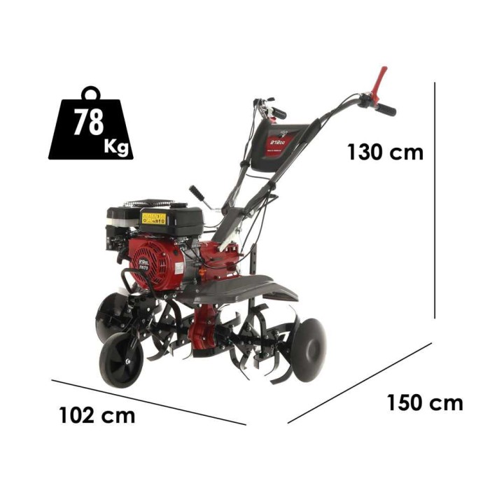 RG3.6-100 bensiinijyrsin, 7 HP, 97 cm, Rato R210